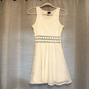 White lace dress